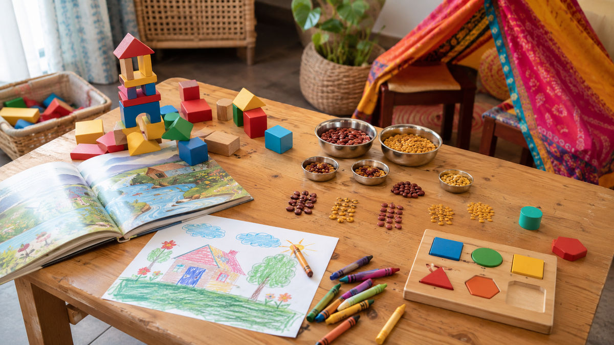 Learning at 3-5 at Home: The NEP Foundational Years