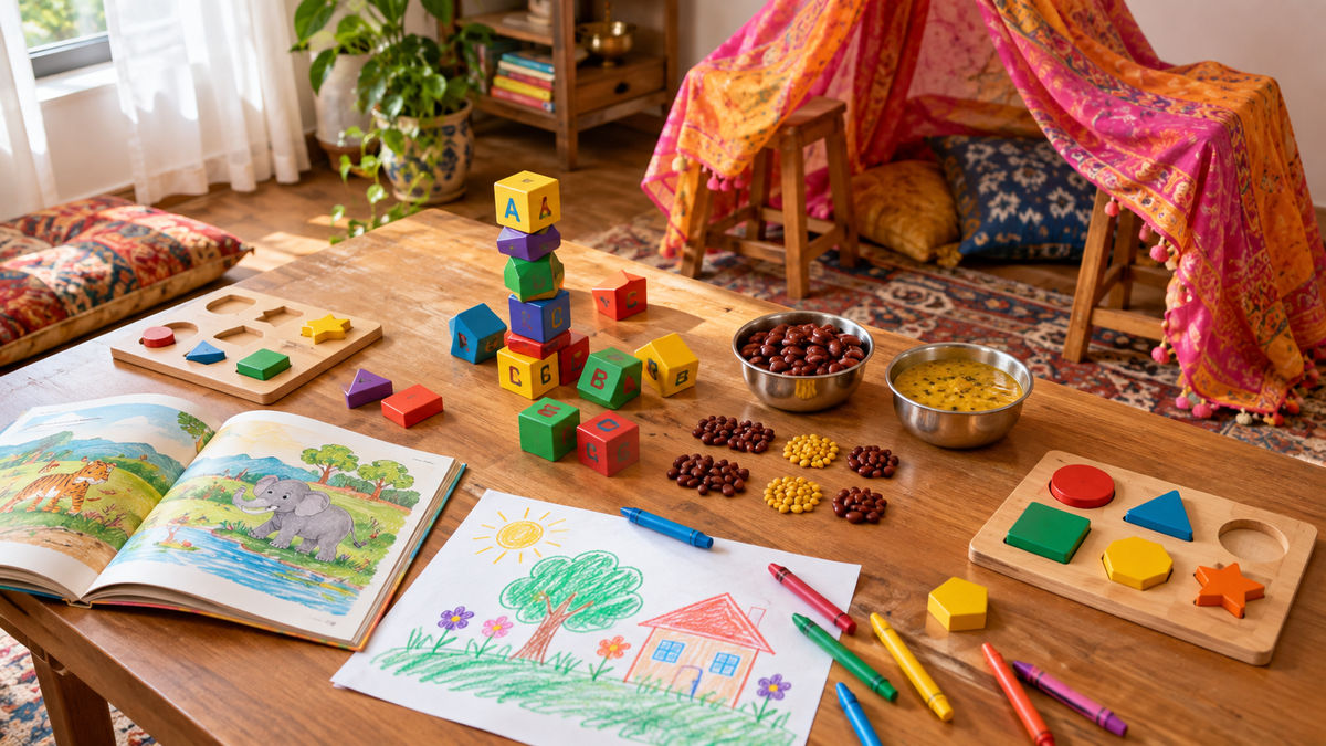 How to Teach a 5-Year-Old to Read at Home in India: Phonics Practice Without Pressure