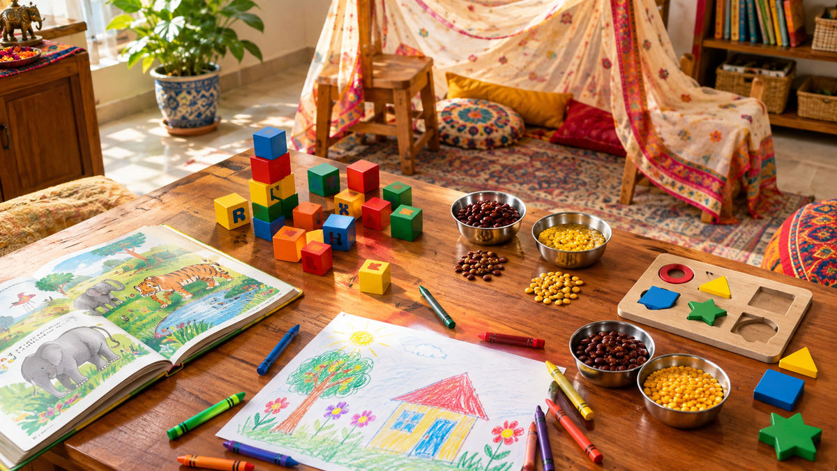 Teaching Body Parts to 1-Year-Old at Home: 4 Simple Mirror & Song Activities