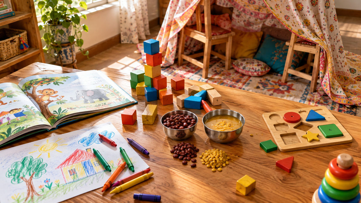 Sensory Activities for 6–9 Month Babies at Home: Texture Play With Kitchen Items