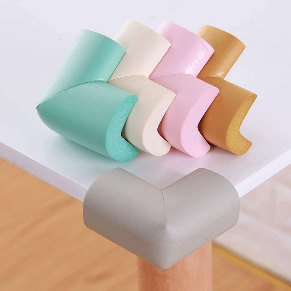 Safety Corner Guards - Foam Edge Protectors for Baby Furniture (Pack of 4)