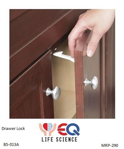 Babycare Cupboard Cabinet Safety Locks (Pack of 4 Pairs)