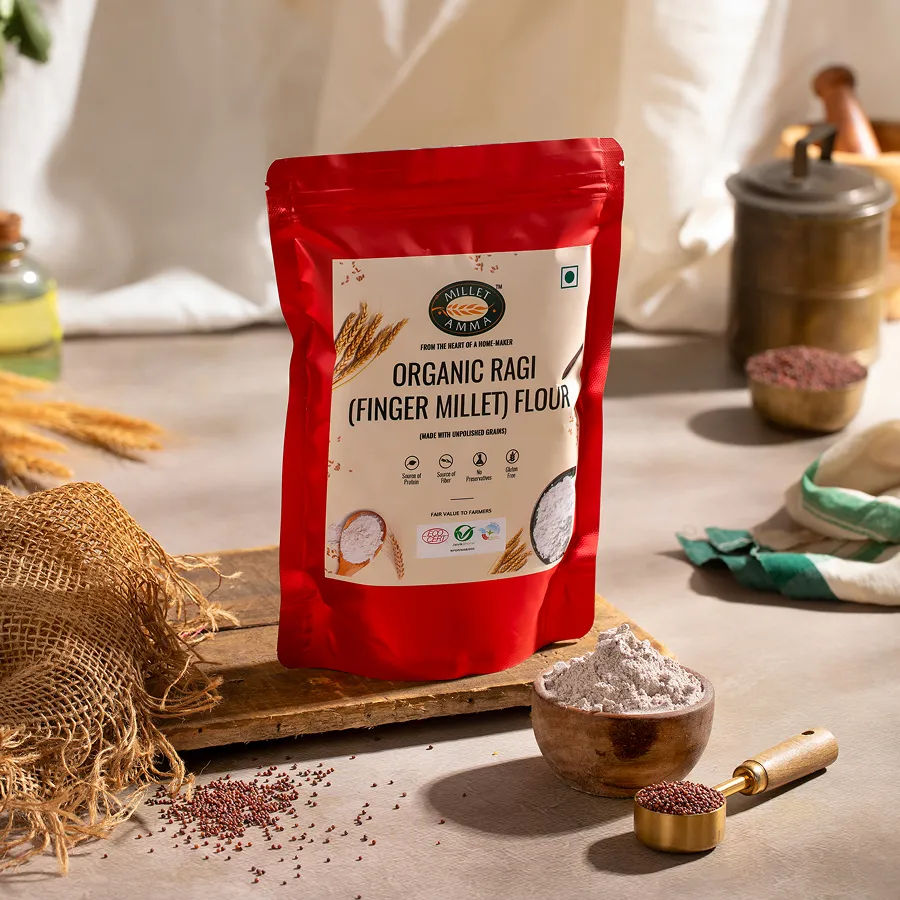 Early Foods Organic Finger Millet Flour (Ragi) - 200g