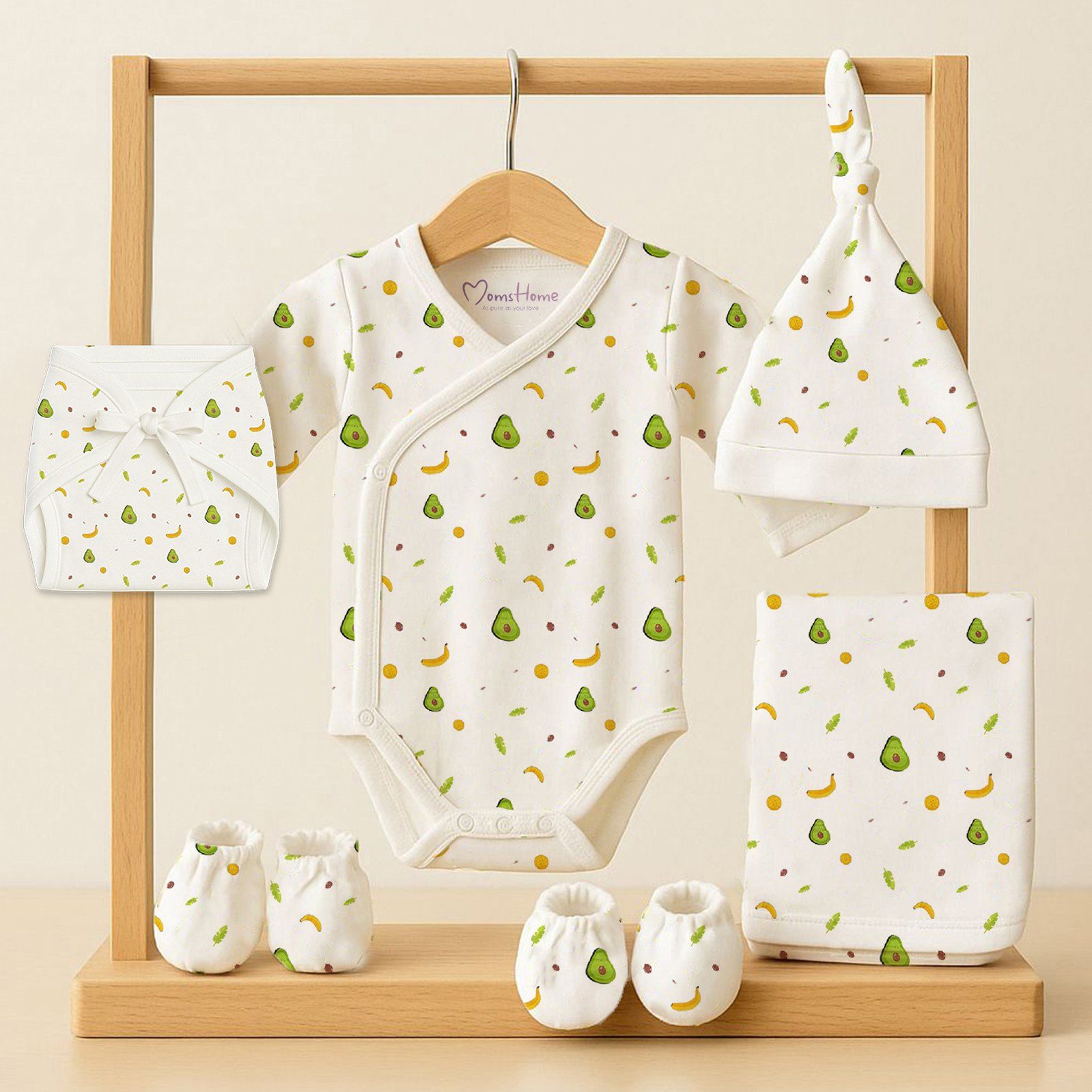 FirstCry Cotton Jabla Set for Baby Summer