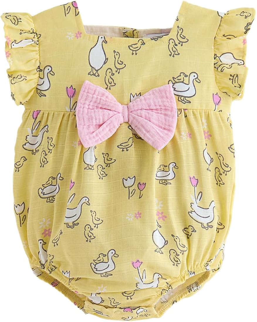 Hopscotch Breathable Cotton Onesie for Babies