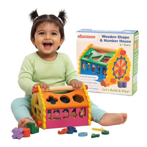 Shumee Wooden Shape Sorter Toy