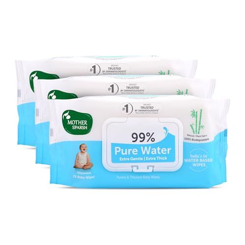 Mother Sparsh 99% Water Baby Wipes