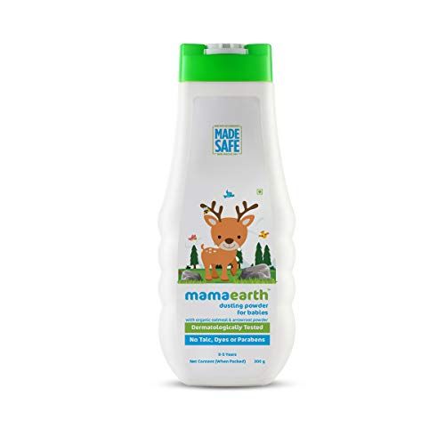 Mamaearth Dusting Powder for Babies with Arrowroot Powder and Oatmeal