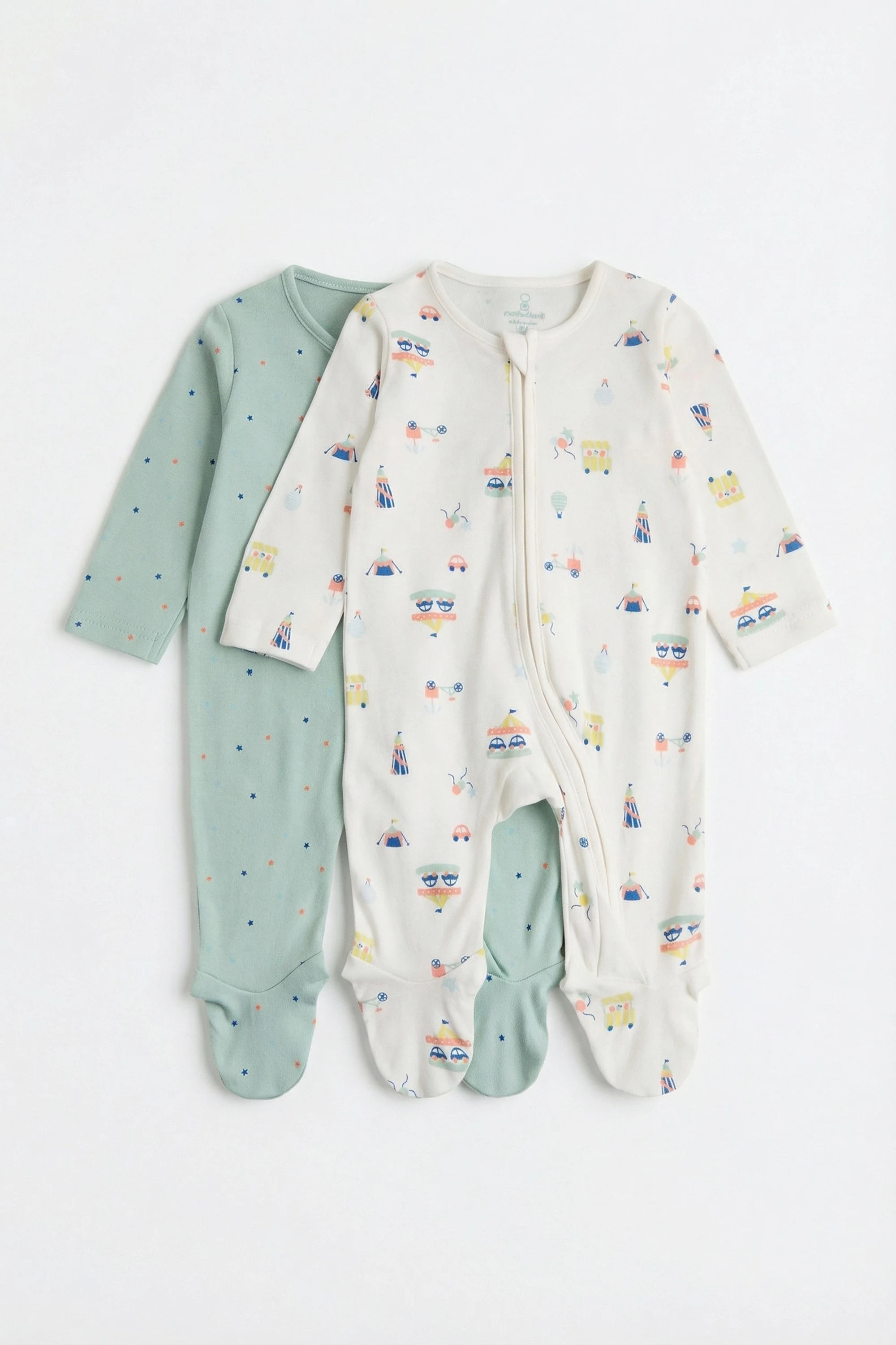 Mothercare Baby Nightsuit 2-Pack