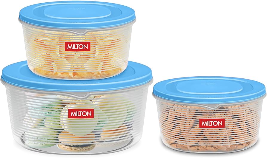 Milton Plastic Food Storage Containers Set of 3 (400ml each)