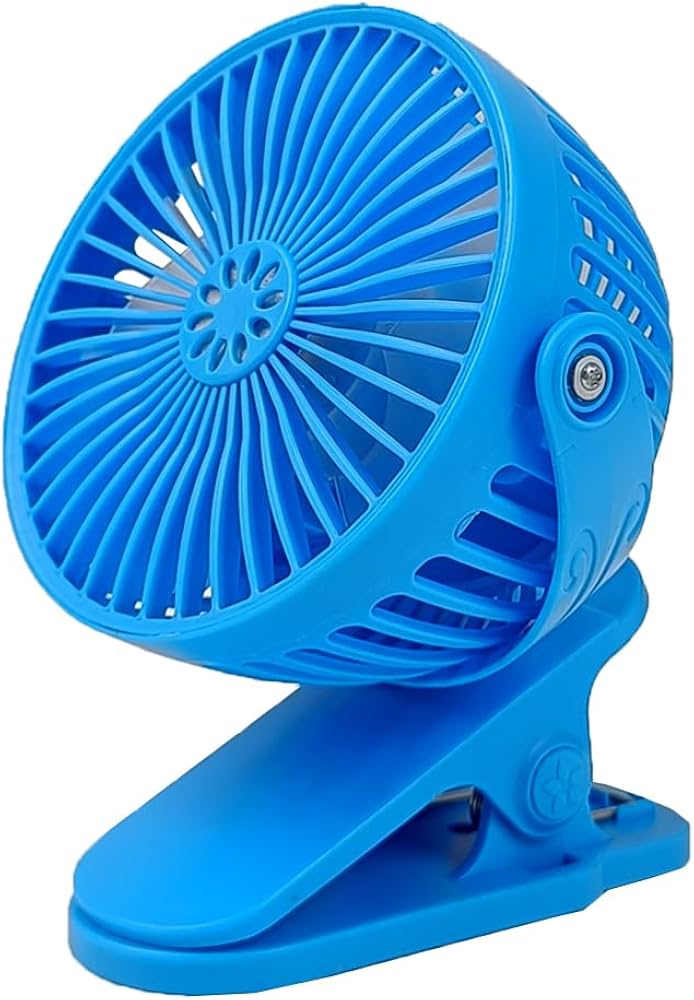 Chicco Portable Travel Fan Rechargeable Clip-On with 3 Speed Settings