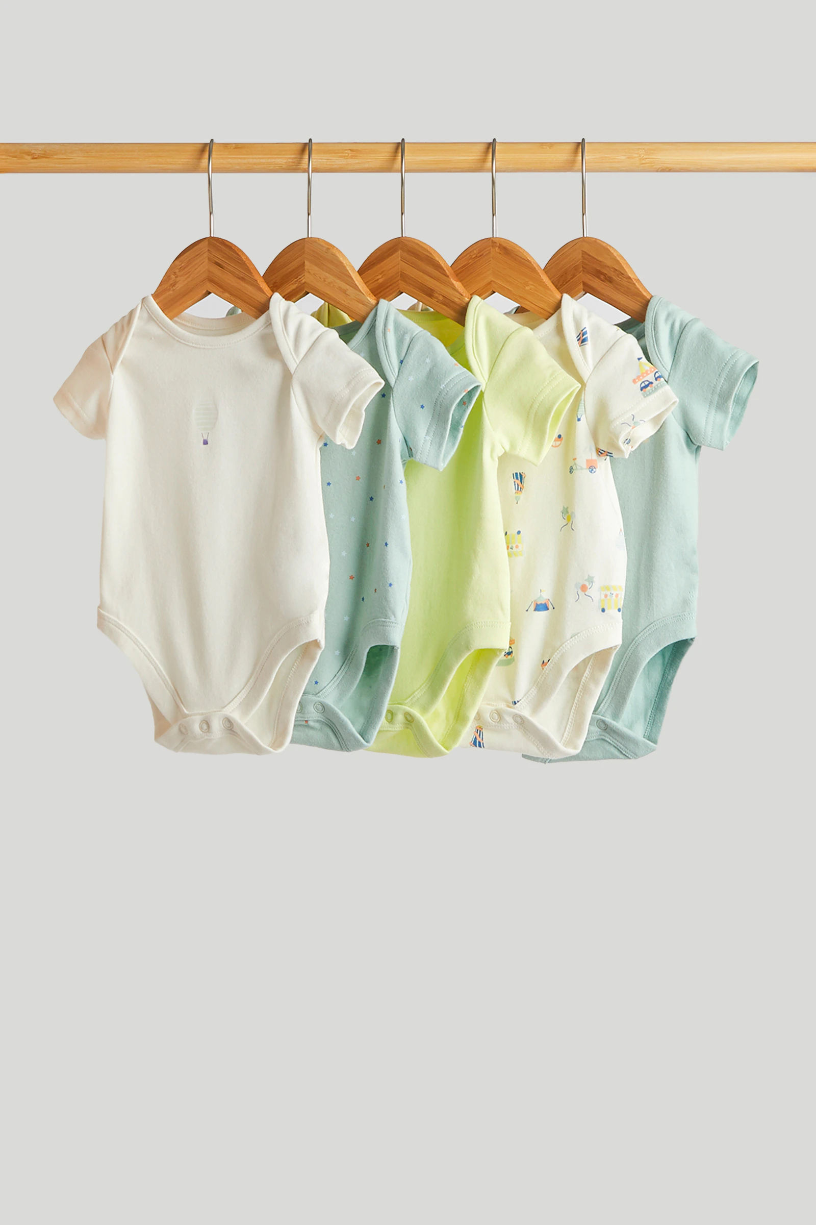 Mothercare Organic Cotton Rompers (Short-Sleeve, 0-3 Months)