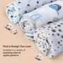LuvLap Organic Cotton Muslin Wrap (105x105 cm)