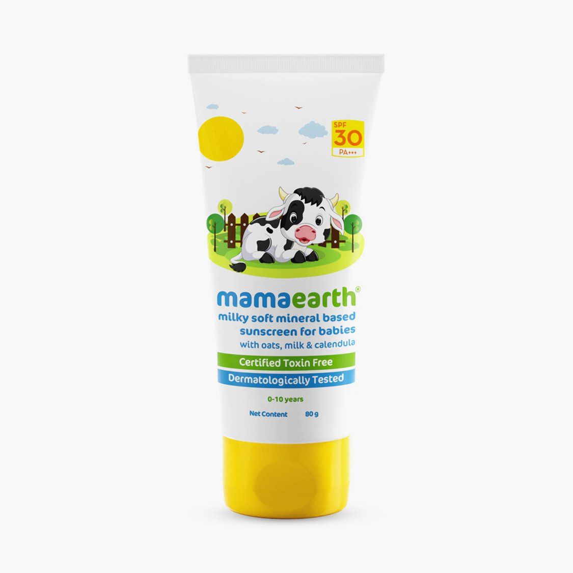 Mamaearth Mineral Sunscreen for Babies SPF 30 (100 ml)
