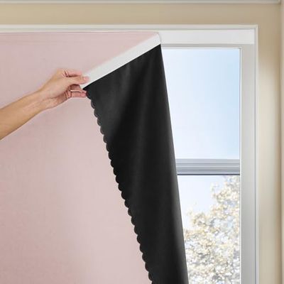 Stevron Velcro Blackout Curtain Panel (Single, 100 cm x 210 cm) — buy on Amazon India