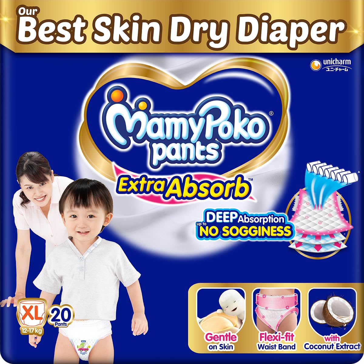 MamyPoko Extra Absorb Diapers