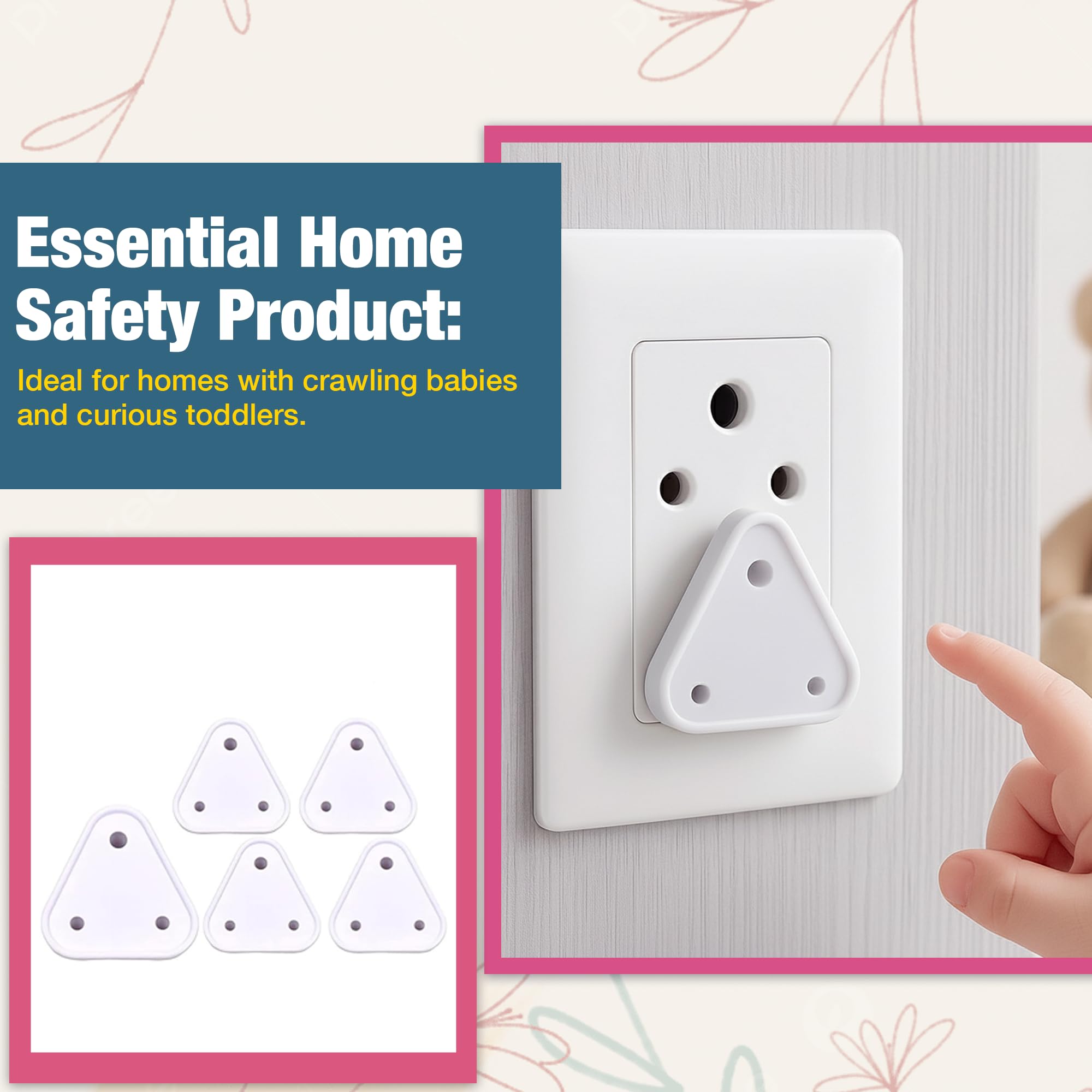 Safe-O-Kid Electrical Outlet Covers 10-Pack