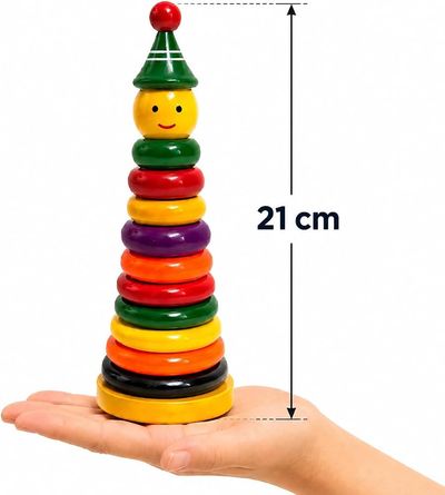 Ubuy Grimm's Inspired Wooden Stacking Rings — buy on Amazon India