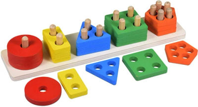 Authfort Montessori Color Sorting Stacker — buy on Amazon India