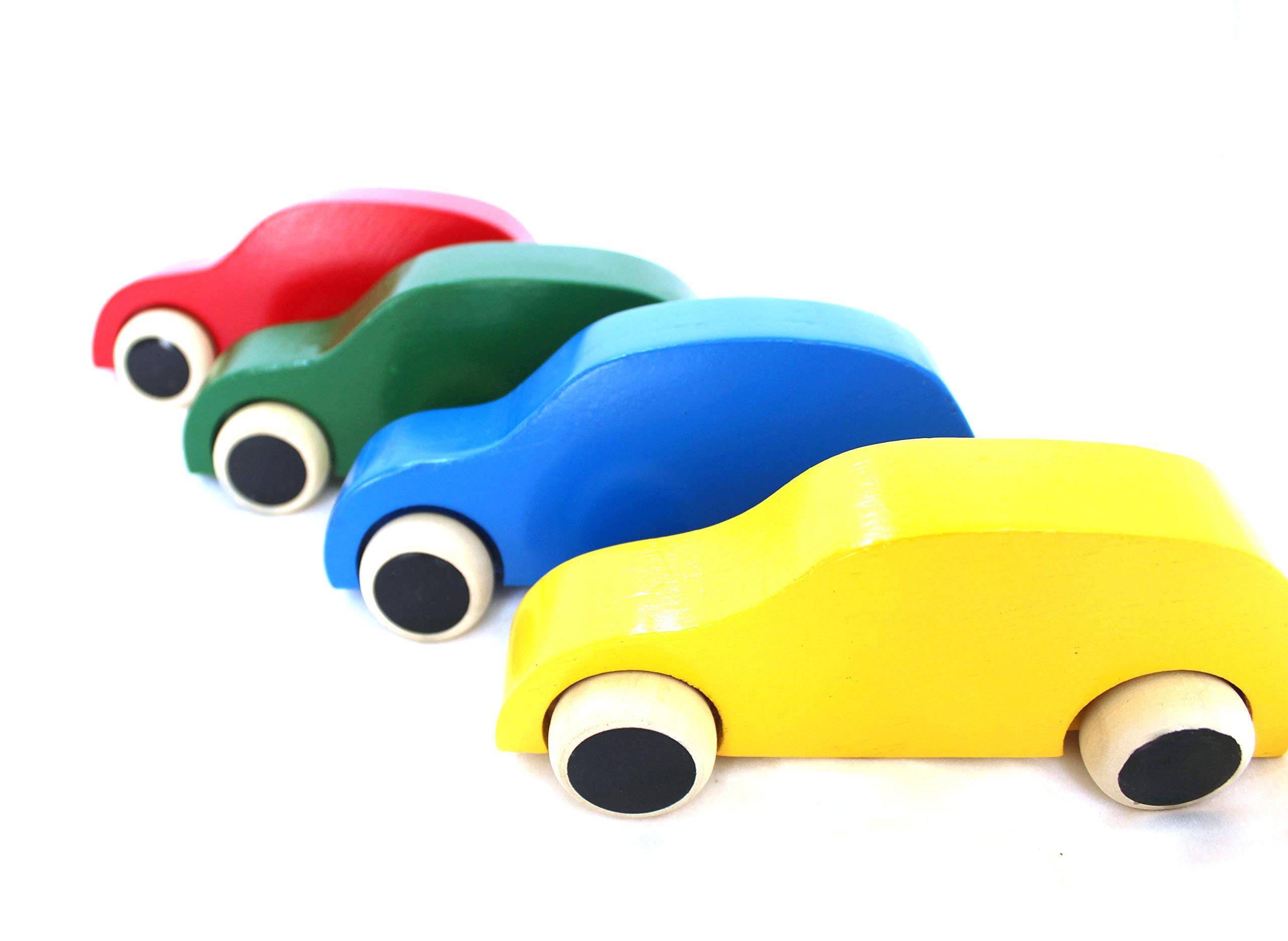 Toyvala Wooden Push Car Toy