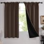 Deczo Thermal Blackout Curtain Rod Set