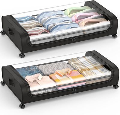 Under-Bed Storage Container with Wheels (Large) — buy on Amazon India