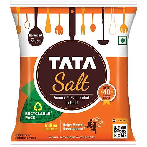 Tata Salt Iodized Fine Salt 1 kg