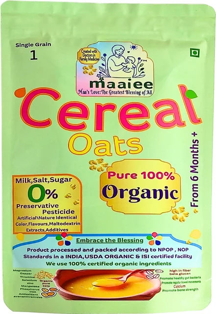 Himalaya Organic Oats Baby Cereal - 200g