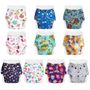 SuperBottoms Cloth Diapers Pack of 10 with Inserts