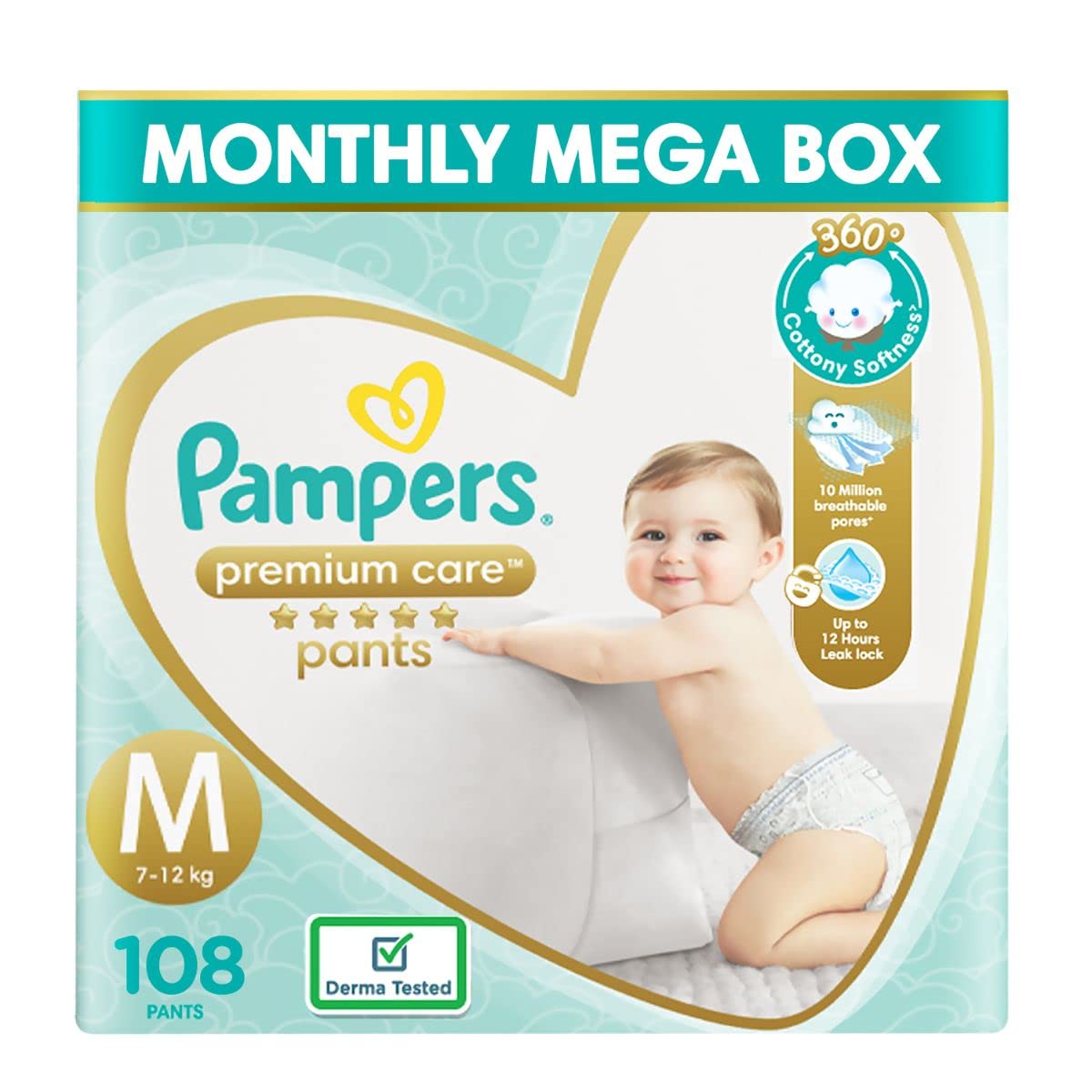 Pampers Premium Care Pants Monthly Box Pack