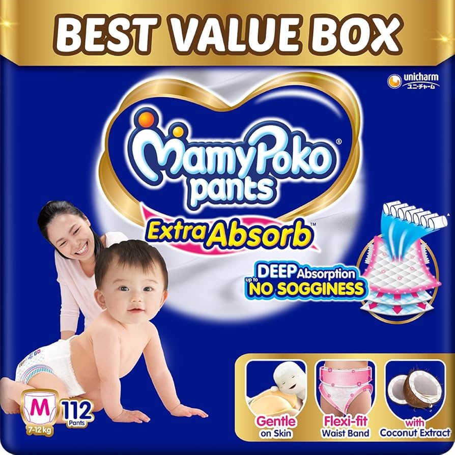 MamyPoko Pants Extra Absorb Monthly Pack