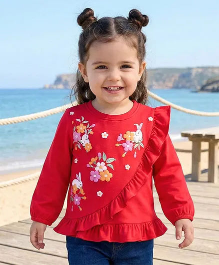 FirstCry Essentials Cotton Voile Tops (Pack of 3)