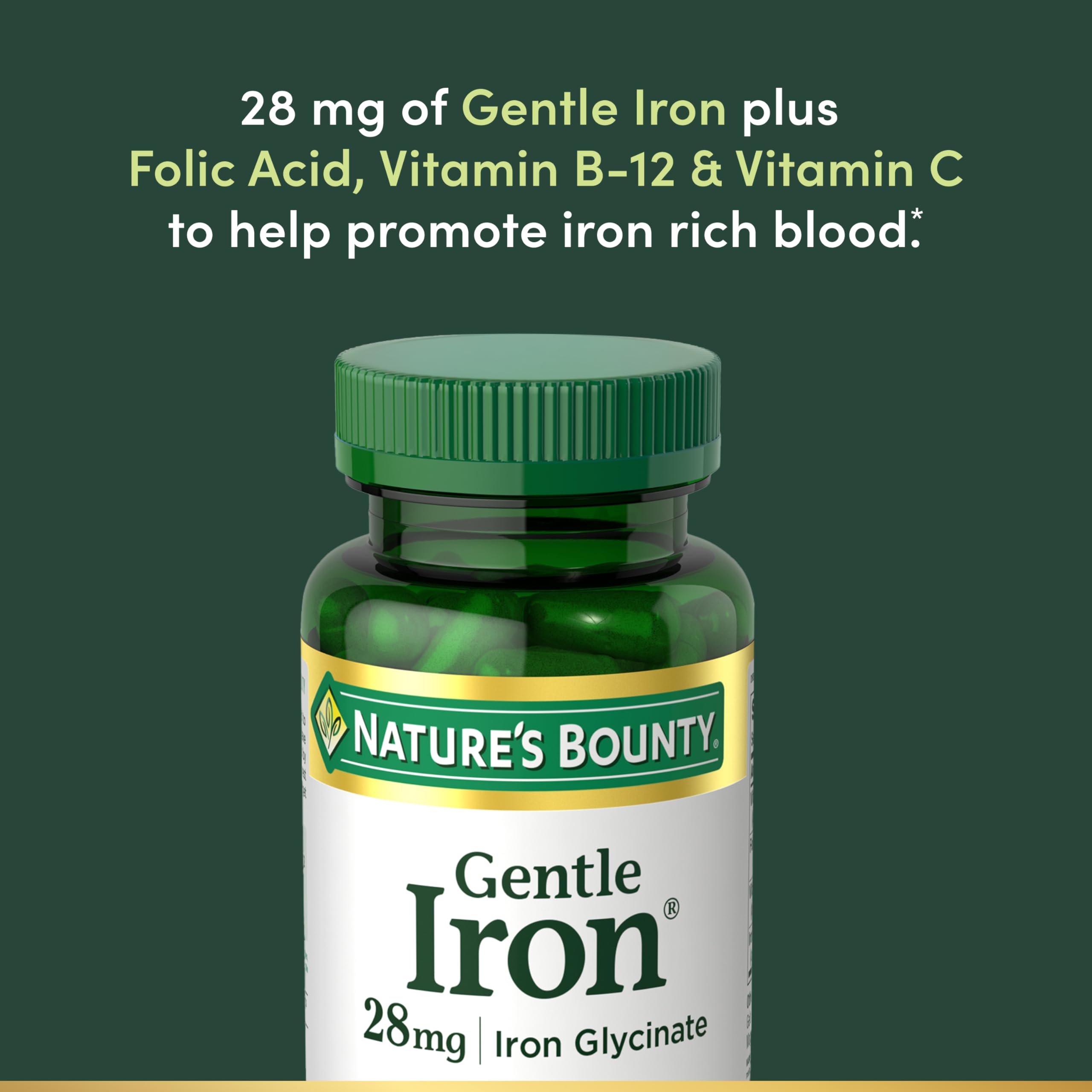 Nature's Bounty Iron + Vitamin C Kids Gummies (for 12m+)