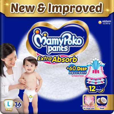 MamyPoko Extra Absorb Large (8-14 kg) 30 pcs — buy on Amazon India