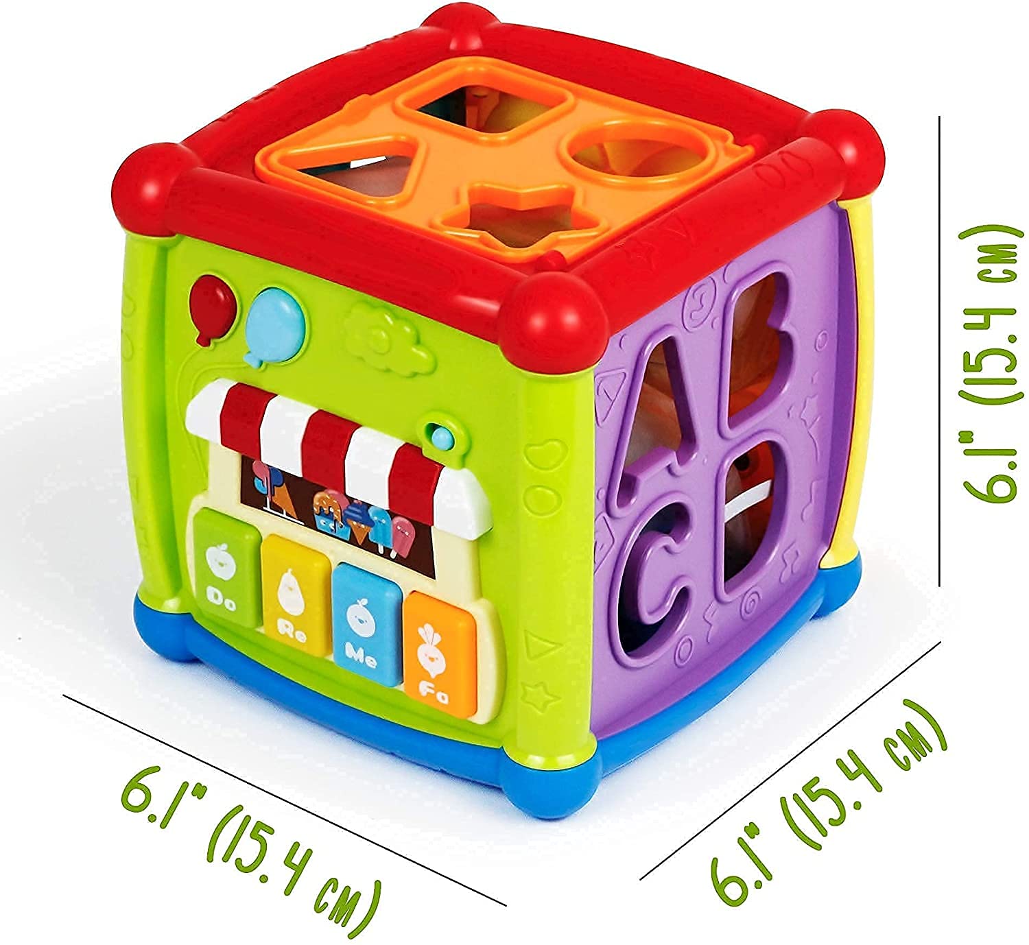 Toyshine 6-in-1 Activity Cube