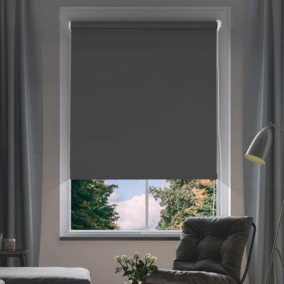 Fabric Roller Blackout Curtains (Renter-Friendly) — buy on Amazon India