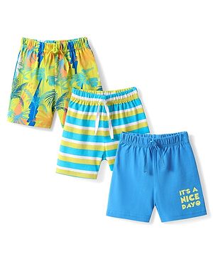 Babyhug Breathable Cotton Shorts for Babies
