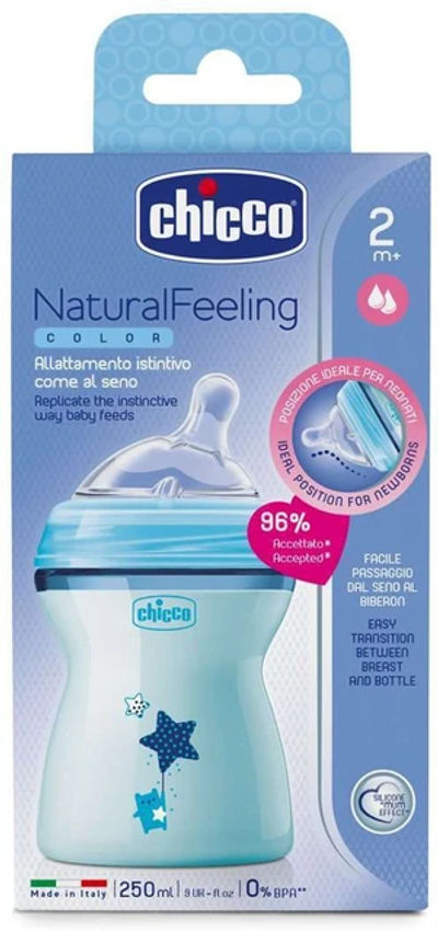 Chicco NaturalFit Feeding Bottle 250ml (Pack of 2) — buy on Amazon India