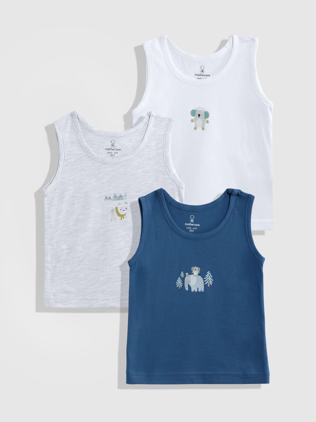 Mothercare Baby Vest 3-Pack
