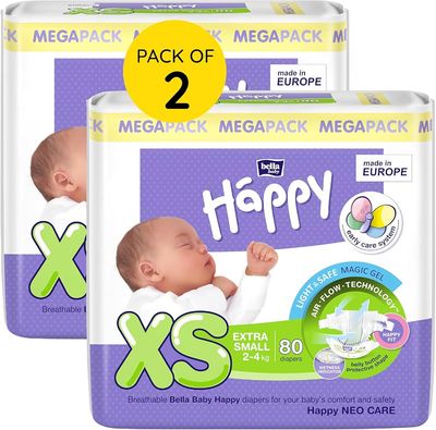 Bella Baby Happy Diapers Size M Pack of 44 — buy on Amazon India