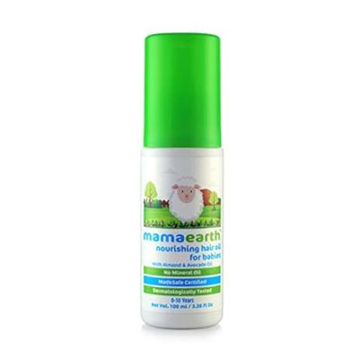 Mamaearth Nourishing Baby Hair Oil with Coconut Oil — buy on Amazon India
