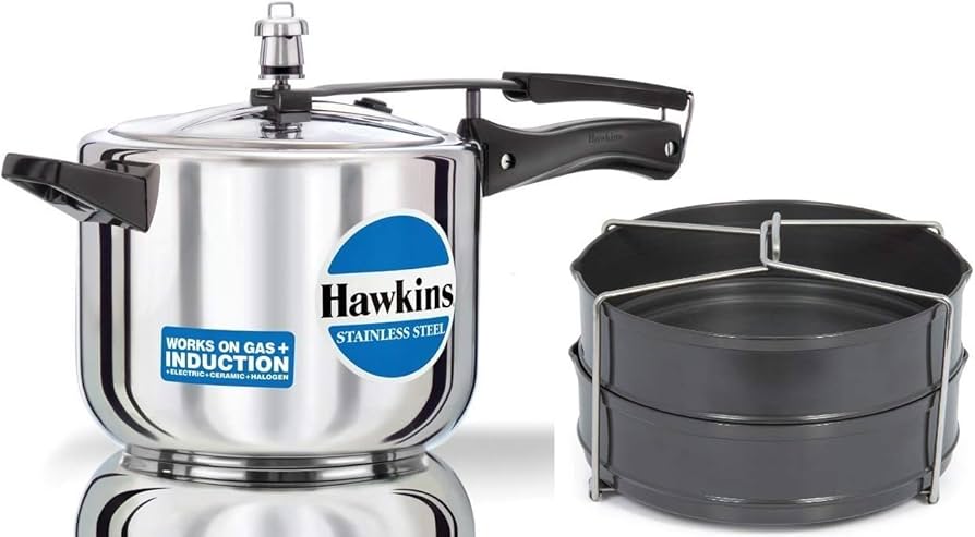 Hawkins Stainless Steel Pressure Cooker 3L (for khichdi cooking)