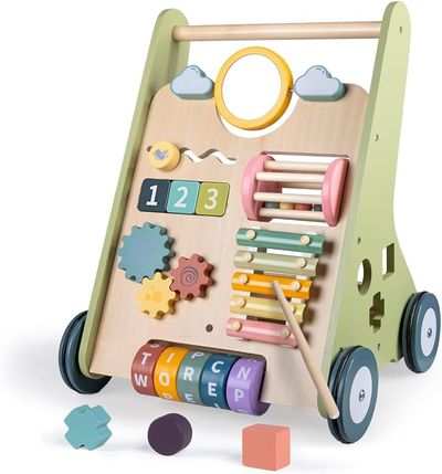 Wooden Push Toy with Wheels — buy on Amazon India