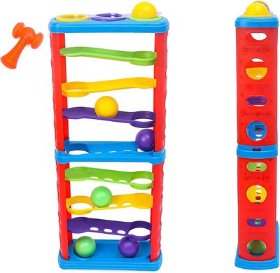 Ball Drop Toy with Transparent Chute — buy on Amazon India