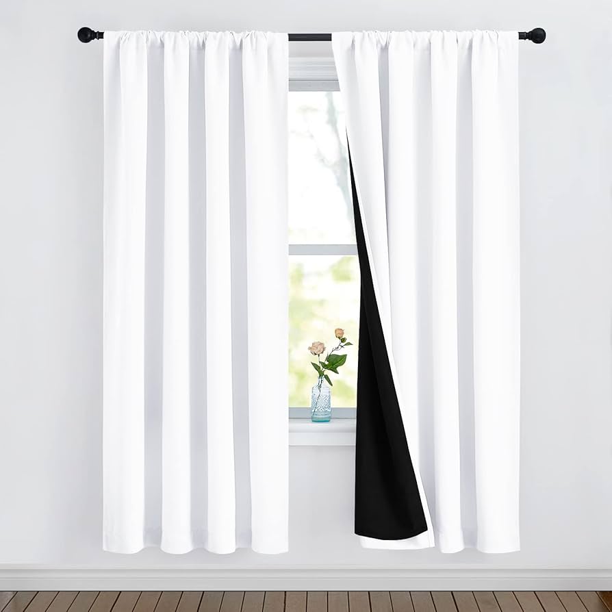 Nicetown 100% Blackout Curtains (Pack of 2)