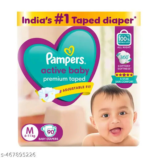 Pampers Active Baby Pants Diapers (Newborn & Small)