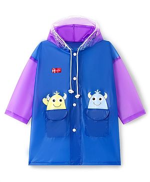 Babyhug Waterproof Rain Jacket with Reflective Strip