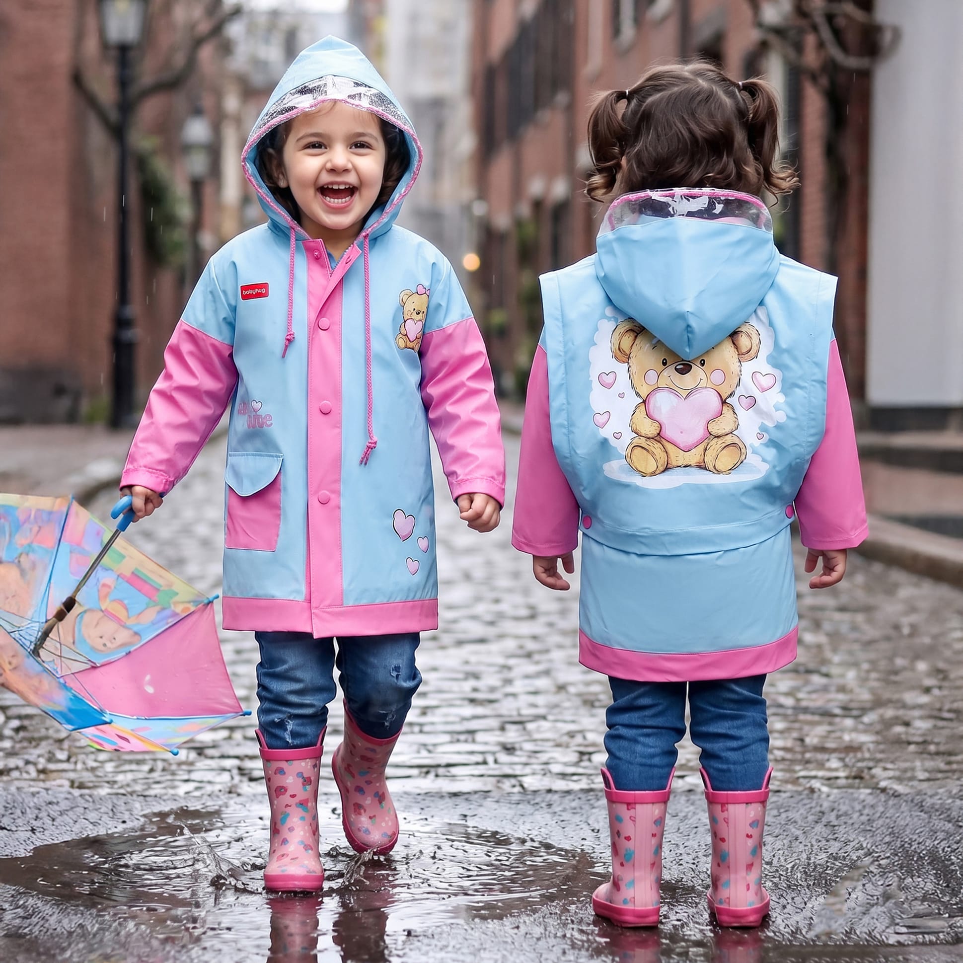 FirstCry Essentials Baby Rainwear High Visibility