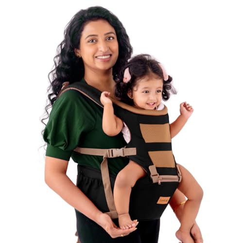 LuvLap Elegant Baby Carrier with Hip Seat
