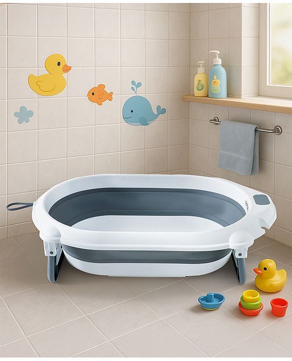 Babyhug Collapsible Silicone Bath Tub